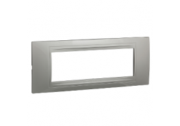 Рамка 6 модула Unica Allegro бял