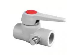 Полипропиленов  кран сферичен ф 20 с изпразнител