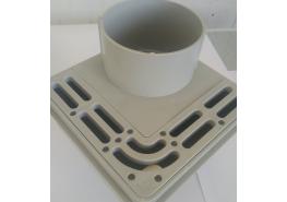 Сифон ъглов за тераса ф75 13x13