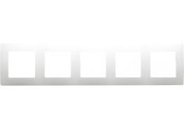 Рамка петорна NILOE бяла