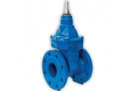  Кран шибърен гумен клин DN80	