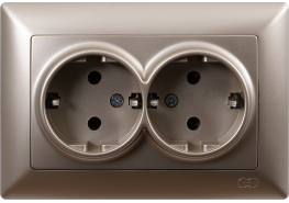 Контакт двоен Visage бежов