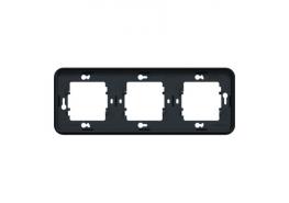 Mureva тройна хоризонтална рамка за скрит монтаж,антрацит MUR34109