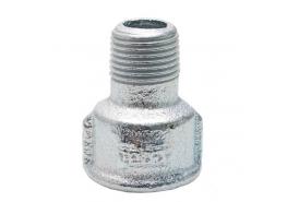 Поцинкована муфа нипел редуцирана 3/4" - 1/2"