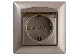 Контакт с капак Visage бежов