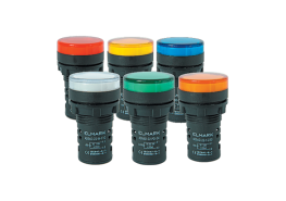 LED индикатор AD56-22-Y-24 жълт 22 мм 24V AC/DC