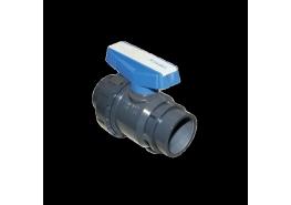 ПВЦ Кран сферичен с женска резба ф20 x 1/2"