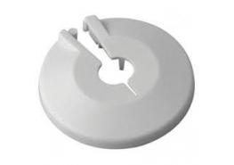 Розетка за радиатор бяла единична пластмасова