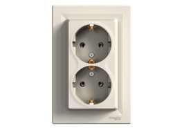 Двоен контакт Шуко, Asfora крем