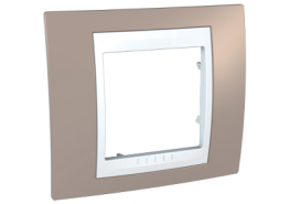 Рамка единична Unica бледомораво/бял ДО ИЗЧЕРПВАНЕ НА КОЛИЧЕСТВАТА