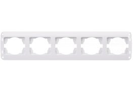 Рамка петoрна хоризонтална Fantasy бяла
