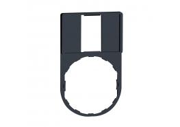 Държач на легенда 30х50, с празна легенда 18х27 с черен фон