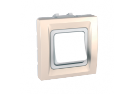 Ключ единичен схема1 32A двумодулен механизъм Unica слонова кост ДО ИЗЧЕРПВАНЕ НА НАЛИЧНОСТИТЕ