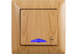 Ключ девиатор светещ схема 6 Visage круша