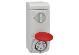  Индустриален контакт с блокировка 32A 3P+N+E 380-415V IP44-83047