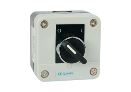 Превключвател 0-1 EL1-B134 IP44 черен