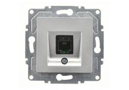 Контакт Егона за компютър cat.5 сив механизъм