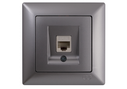 Контакт за компютър Visage сив