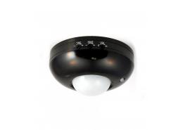 Датчик за движение открит монтаж 360 черен