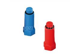 Полипропиленова тапа с резба ф20 червена