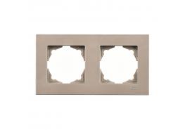 Рамка Егона двойна бежова