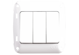 Ключ троен Fantasy бял