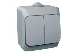 Ключ двоен схема 5 открит монтаж бял WDE000650