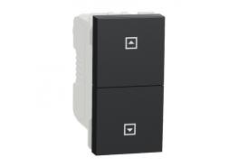 Бутон за щори 10А 1 модулен  NU310754SC