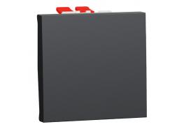 Кръстат ключ 10 А 2 модулen антрацит NEW UNICA NU320554