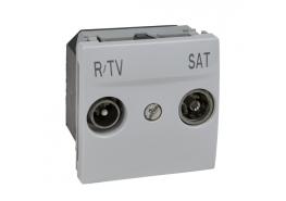 Механизъм TV/R/SAT розетка Unica 1dB бяла