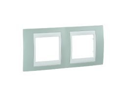 Рамка двойна Unica Plus морско зелено/бял  ДО ИЗЧЕРПВАНЕ НА КОЛИЧЕСТВАТА