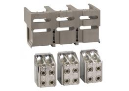 Комплект голи кабелни съединители и клемни щитове, ComPacT NS630b до NS1600, фиксиран, предно свързване, 240mm&sup2;, 3 полюса