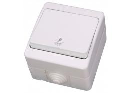 Ключ стълбищен гюнсан открит монтаж бял