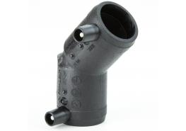 Полиетиленово коляно ф75/45&deg; PN10 за електро заварка