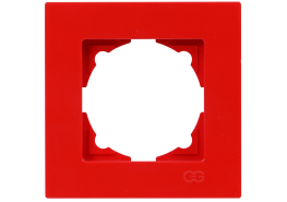 Рамка единична Eqona червена