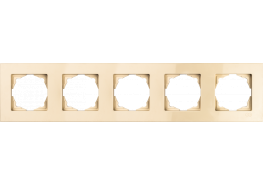 Рамка петорна хоризонтална Eqona крем