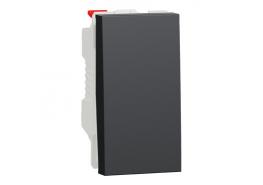 Бутон 10 А 1 модулен антрацит NU310654