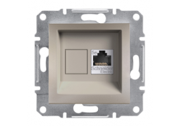 Компютърна розетка rj45 cat.5e UTP Asfora бронз