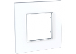 Рамка единична Unica Quadro бял до изчерпване