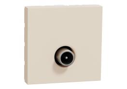 TV розетка 2 модулна слонова кост New Unica NU346244