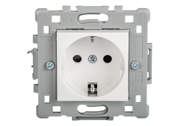 Контакт шуко бял SPLENDOR