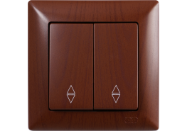 Ключ девиатор двоен схема 6 Visage тъмен махагон