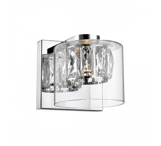 LED Аплик GEM W0389-01A-B5AC 5W 3000K хром main image