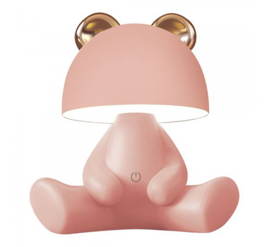 LED Настолна лампа BEAR KDR-6303-PK 3W 4000K розов main image
