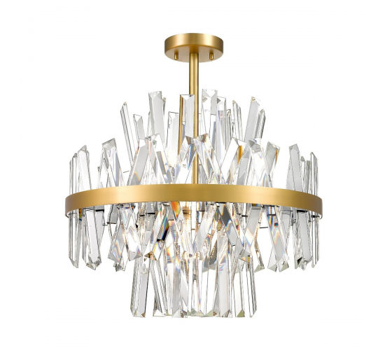 Осветително тяло за таван CONSTANTINOPLE C0567-08C-7GAC 8xG9 антично злато main image