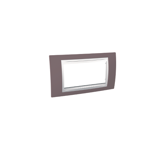 Рамка 4 модула Unica Plus бледоморав/бял main image