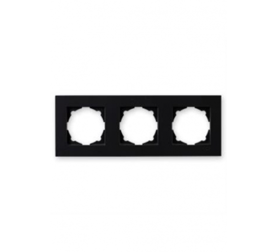 Рамка Егона тройна черна main image