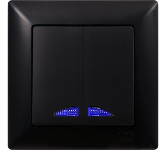 Ключ сериен светещ схема 5 Visage черен main image