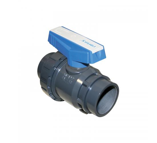 ПВЦ Кран сферичен за лепене с вътрешна резба ф75 x 2 1/2" main image