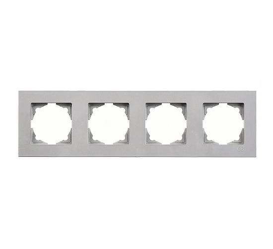 Рамка Егона четворна сива main image